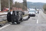 Die Unfallstelle in Sulz (Bild: Kapo AG)
