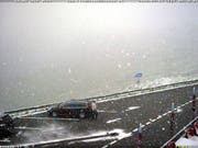Klausenpass am Donnerstagmorgen. (Bild: Webcam)
