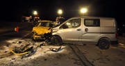 Unfall Schwyzerstrasse 2 (Bild: Kapo Schwyz)