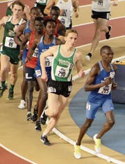 Der Oberdorfer Florian Lussy (Nummer 250) zeigte bei der US-Hallensaison solide Resultate. (Bild: PD)