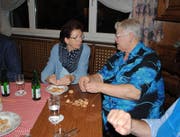 Nusstitsche in Buochs zum Thema «Flugplatz Buochs - einst und heute». (Bild: Rosmarie Berlinger (Buochs, 10. November 2017))