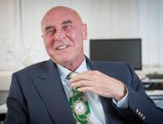 «Das Gericht hat später festgestellt, dass ich von den Drogen nichts wusste», sagt Valentin Landmann. (Bild: Urs Bucher (Zürich, 5. Mai 2017))
