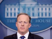Der Sprecher des Weissen Hauses, Sean Spicer, ist offenbar zurückgetreten. (Archiv) (Bild: KEYSTONE/EPA/MICHAEL REYNOLDS)