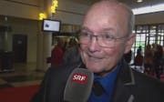 Ein gut gelaunter Sepp Trütsch bei Glanz & Gloria. (Bild: SRF)