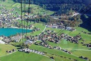 Seile der ehemaligen Pendelbahn Lungern-Turren. (Archivbild Neue OZ)