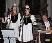 Die Geschwister Rymann präsentierten in Giswil ihre neue CD «Liäbi Tön». (Bild: Monika van de Giessen (Giswil, 28. Januar 2018))