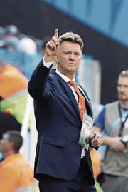 Louis van Gaal als holländischer Nationaltrainer an der WM in Brasilien. (Bild: Keystone (São Paulo, 23. Juni 2014))
