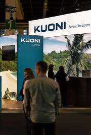Kuoni hat sich erfolgreich aufgestellt. Ein Stand des Reiseveranstalters an der Fespo. (Bild: Christian Beutler/Keystone (Zürich, 27. Januar 2017))
