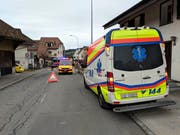 Der Rettungsdienst Küssnacht war ebenfalls vor Ort. (Bild: Geri Holdener, Bote der Urschweiz)