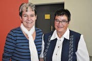 Lydia Christen (links) und Rosly Liem-Abegg. (Bild: Birgit Scheidegger (Ennetmoos, 29. November 2017))