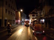 Die Oberdorfstrasse war nicht passierbar. (Bild: Geri Holdener)