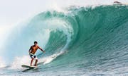 Eindrücklich: Alejandro Flores Molina beim Training im Meer auf der indonesischen Insel Sumbawa. (Bild: PD (Insel Sumbawa, Mai 2010))