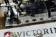 Die Klinge des 500-millionsten Sackmessers, das am Donnerstag in Ibach hergestellt wurde. (Bild: PD)