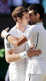 2013 waren sie noch Freunde, als Murray (l.) den Wimbledon-Final gegen Djokovic gewann. (Bild: AP/Anja Niedringhaus)