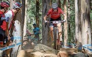 Linda Indergand auf einer Trainingsfahrt vor dem ersten Weltcup-Einsatz in Südafrika. (Bild: Kuestenbrück (Stellenbosch, 9. März 2018))