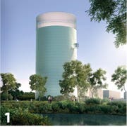 Die neusten Pläne für den Wärmespeicher im Wintersried. (Bild: Visualisierung Agro Energie Schwyz)