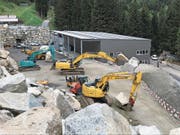 Die Einnahmen des 2017 neu eröffneten Steinbruchs Standel sorgen für ein positives Budget der Korporation Uri. (Bild: PD (Wassen, 20. Mai 2017))