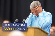 Der Libertane Präsidentschaftskandidat Gary Johnson verwundert mit seinen Aussagen. (Bild: AP Photo/Scott Morgan)