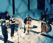 Das Ensemble Klangcombi bei einem der Auftritte in seinem Stammlokal, dem Neubad in Luzern. (Bild: Archiv LZ)