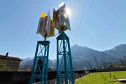 Bald gibt es sechs «Toggäli»-Skulpturen – wie hier beim Kreisel Flüelen – im Kanton Uri. (Bild Florian Arnold)