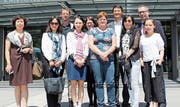 Die Delegation aus China mit Begleitern und Behörden vom Kantonsspital und von Obwalden Tourismus. (Bild: pd)