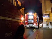 Die Feuerwehr aus Immensee kam den Küssnachtern zu Hilfe. (Bild: Geri Holdener)