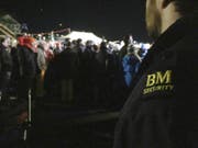 Ein Mitarbeiter der BM Security aus Stans bei einem Einsatz an einem Anlass. (Bild: PD)