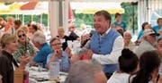 Patrick Lindner sorgt am Alpenschlagerfestival für Stimmung. (Bild: Richard Greuter (Ristis, 27. August 2017))