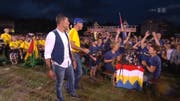 Jubel bei den Muotathaler Fans. (Bild: Screenshot SRF)