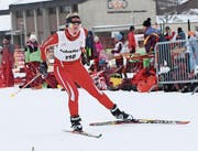 Ist auch als Langläuferin stark: Lorena Wallimann. (Bild: Max Kraut (Engelberg, 7. Januar 2017))