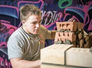 Lukas Arnold während des Halbfinals. (Bild: PD (Basel, Januar 2018))