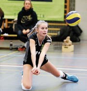Einsamer Lichtblick im Steinhauser Spiel: Mara Betschart. (Bild: Stefan Kaiser (Steinhausen, 24. Februar 2018))