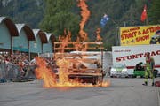 Hollywood Stunt & Action Show der Familie Bauer in Schattdorf (Bild: Carmen Epp (Schattdorf, 16. Juli 2017))
