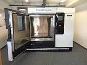 Der grösste 3-D-Drucker der Schweiz nimmt am Montag seinen Betrieb in Buochs auf. (Bild: PD)