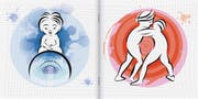 Mit Geist und Körper im Schulunterricht ankommen – das Ziel ist dasselbe, die Wege dahin aber diametral entgegengesetzt. (Bild: Illustration: Janina Noser)