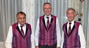 Die Geehrten (von links): Josef Walker, Stefan Flury und Rudolf Planzer. (Bild: PD (Altdorf, 23. November 2017))