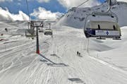 Gestern Karfreitag auf Melchsee-Frutt (Gebiet Erzegg): tadellose Verhältnisse ohne Gedränge auf den Pisten. (Bild: Markus von Rotz)