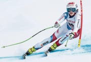 Nathalie Gröbli fährt in der Weltcup-Kombination auf den 25. Rang. (Bild: Jean-Christophe Bott/Keystone (Lenzerheide, 26. Januar 2018))