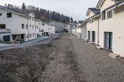 Den Hausbesitzern an der Mätteliguetstrasse droht Ungemach wegen Unstimmigkeiten zwischen dem Generalunternehmer und der Baufirma. (Bild: Nadia Schärli (Schachen, 16.11.2017))
