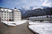 Blick auf das Kloster Engelberg. (Bild: Corinne Glanzmann (Engelberg, 25. März 2014))