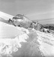 Die damals verunglückte DC-3-Maschine. (Bild: Jürgen Schelling/Keystone)