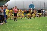 Der FC Altdorf hatte in der vergangenen Saison oft jubeln können – auch in dieser Spielzeit? (Bild: Roger Zbinden (Littau, 3. Juni 2017))