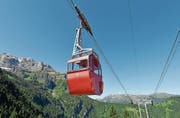Die Luftseilbahn Fell–Spies. Bild: Christian Perret/PD (Bild: Christian Perret/PD)
