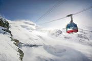 So kommen die Kabinen der Rotair auf den Titlis ab der kommenden Wintersaison daher. (Bild: Visualisierung PD)