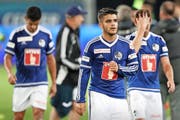 Ernüchterung bei Ricardo Costa, Francisco Rodriguez und Jérôme Thiesson (von links). (Bild: Philipp Schmidli)