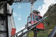 Im vergangenen Jahr wurden mit der Luftseilbahn Flüelen–Eggberge knapp 74 000 Personen befördert. (Bild: Urs Hanhart (Altdorf, 20. April 2017))