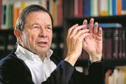 Franz Steinegger beim Interview in seiner Anwaltskanzlei in Altdorf. (Bild: Philipp Schmidli)