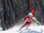 Corinne Suter nimmt viel Positives mit aus der Olympia-Abfahrt. (Bild: Keystone)