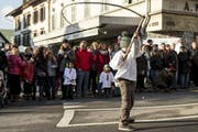 Prächtige Bedingungen am Schülerklausjagen Küssnacht 2017. (Bild: Keystone)