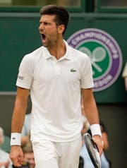 Schlechte Stimmung bei Novak Djokovic. (Bild: Alastair Grant/AP (London, 11. Juli 2017))